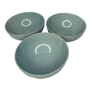 Thompson Pottery Cape Cod Soup/Cereal Bowls Blue